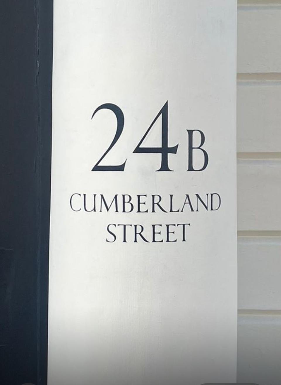 London House Number co, Reverse glass gilding House Number on Pillars, columns, fanlight transom